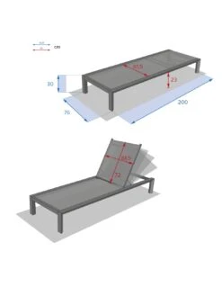 Lit De Piscine Évasion - Aluminium Et Texaline -Produits De Jardin lit de piscine evasion aluminium et texaline 8