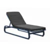 Lit De Soleil Antonino - Aluminium - Bleu/Gris -Produits De Jardin lit de soleil aluminium bleugris