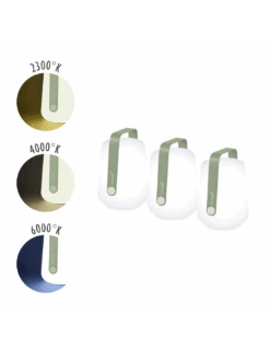 Lot De 3 Lampes D'extérieur Balad H.12cm Christian LOHNER By Fermob - Bleu Acapulco -Produits De Jardin lot de 3 lampes d exterieur balad h12cm christian lohner by fermob 6