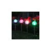 Lot De 5 Grandes Balises Verre Craquelé Majestic LED -Produits De Jardin lot de 5 grandes balises verre craquele majestic led smart solar