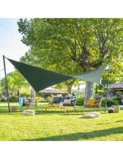 Mât De Fixation Pour Voile D'ombrage H.2,55 M - Graphite -Produits De Jardin mat de fixation pour voile d ombrage h255 m graphite 2