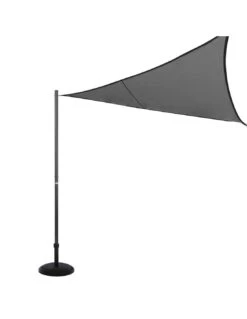 Mât De Fixation Pour Voile D'ombrage H.2,55 M - Graphite -Produits De Jardin mat de fixation pour voile d ombrage h255 m graphite 3