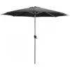 Parasol 300 Alu Anodisé Auto-inclinable Coloris Au Choix - Gris Chiné Foncé -Produits De Jardin parasol 300 alu anodise auto inclinable coloris au choix