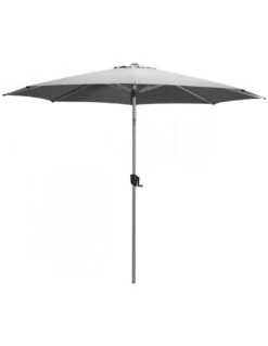 Parasol 300 Alu Anodisé Auto Inclinable Gris Chiné Clair
