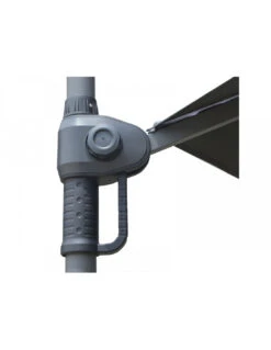 Parasol Déporté En Acier Push Up D.300 Cm - Taupe -Produits De Jardin parasol acier deporte push up 300 6 taupe 2