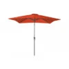 Parasol En Aluminium Droit 2.5X2.5 Inclinable à Manivelle - Paprika -Produits De Jardin parasol alu acier droit 25x25 8 inclinable maniv paprika