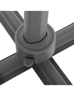 Parasol Déporté Carré Eléa 3 X 3 M - Toile Polyester 250g/m² - Bleu Canard -Produits De Jardin parasol deporte carre elea 3 x 3 m toile polyester 250gm bleu canard 4