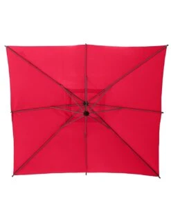 Parasol Déporté Carré Manoa 2.5x2.5 M - Acier Et Polyester - Bordeaux -Produits De Jardin parasol deporte carre manoa 25x25 m acier et polyester bordeaux 6
