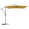 Parasol Déporté Carré Manoa 2.5x2.5 M - Acier Et Polyester - Moutarde -Produits De Jardin parasol deporte carre manoa 25x25 m acier et polyester moutarde