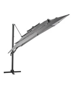 Parasol Déporté Eléa 3 X 4 M Multi-toiles Ardoise -Produits De Jardin parasol deporte elea 3 x 4 m multi toiles ardoise 2