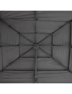 Parasol Déporté Eléa 3 X 4 M Multi-toiles Ardoise -Produits De Jardin parasol deporte elea 3 x 4 m multi toiles ardoise 5