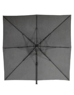 Parasol Déporté Elea 3x3 M Toile Olifen Anthracite -Produits De Jardin parasol deporte elea 3x3 m toile olifen anthracite 3