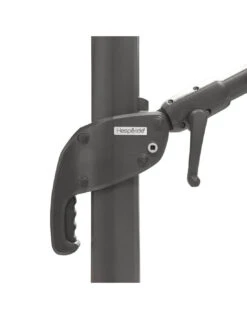 Parasol Déporté Elea 3x3 M Toile Olifen Anthracite -Produits De Jardin parasol deporte elea 3x3 m toile olifen anthracite 4