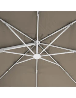 Parasol Déporté Elea 3x3 M Toile Olifen Noisette -Produits De Jardin parasol deporte elea 3x3 m toile olifen noisette 2