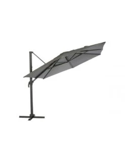 Parasol Déporté Eléa 4,2 X 3 M Hexagonal - Aluminium Et Toile Oléfine - Anthracite 17 Parasol Déporté Eléa 4,2 X 3 M Hexagonal - Aluminium Et Toile Oléfine - Anthracite -Produits De Jardin parasol deporte elea 42 x 3 m hexagonal aluminium et toile olefine anthracite 3