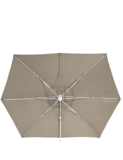 Parasol Déporté Eléa 4,2 X 3 M Hexagonal - Aluminium Et Toile Oléfine - Noisette -Produits De Jardin parasol deporte elea 42 x 3 m hexagonal aluminium et toile olefine noisette 1