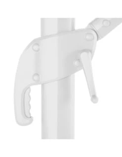 Parasol Déporté Eléa 4,2 X 3 M Hexagonal - Aluminium Et Toile Oléfine - Noisette -Produits De Jardin parasol deporte elea 42 x 3 m hexagonal aluminium et toile olefine noisette 4