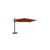 Parasol Déporté Elios Sunbrella - 3 X 3 M - Orientable - Sienne -Produits De Jardin parasol deporte elios sunbrella 3 x 3 m orientable sienne