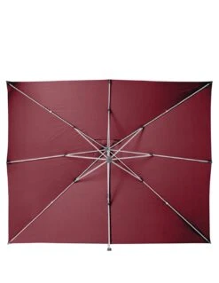 Parasol Déporté Équador 3x4 M - Bordeaux -Produits De Jardin parasol deporte equador 3x4 m bordeaux 3