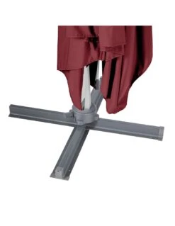 Parasol Déporté Équador 3x4 M - Bordeaux -Produits De Jardin parasol deporte equador 3x4 m bordeaux 4