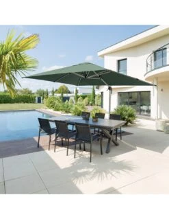 Parasol Déporté Équador 3x4 M - Olive