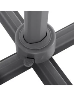 Parasol Déporté Hexagonal Éléa 3 X 4,2 M - Toile Polyester - Bleu Canard -Produits De Jardin parasol deporte hexagonal elea 3 x 42 m toile polyester bleu canard 5