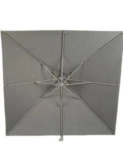 Parasol Déporté Janeiro Carré 2,5 X 2,5 M - Aluminium Et Toile Polyester - Gris Cendré -Produits De Jardin parasol deporte janeiro carre 25 x 25 m aluminium et toile polyester gris cendre 2