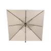 Parasol Déporté Janeiro Carré 2,5 X 2,5 M - Aluminium Et Toile Polyester - Taupe -Produits De Jardin parasol deporte janeiro carre 25 x 25 m aluminium et toile polyester taupe