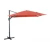 Parasol Déporté NH20 3x3 M En Aluminium Orientable, Inclinable Et Rotatif - Paprika -Produits De Jardin parasol deporte nh 3x3 m orientable et inclinable proloisirs 10