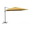 Parasol Déporté NH20 3x3 M En Aluminium Orientable, Inclinable Et Rotatif - Curry -Produits De Jardin parasol deporte nh 3x3 m orientable et inclinable proloisirs 4