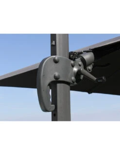 Parasol Déporté NH20 3x3 M En Aluminium Orientable, Inclinable Et Rotatif - Curry -Produits De Jardin parasol deporte nh 3x3 m orientable et inclinable proloisirs 6