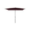 Parasol Droit Loompa Rectangulaire 2 X 3 M à Manivelle - Taupe -Produits De Jardin parasol droit loompa rectangulaire 2 x 3 m a manivelle