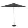 Parasol Droit Rond Soya Ø2.7m - Acier Et Polyester - Ardoise -Produits De Jardin parasol droit rond soya o27m acier et polyester ardoise