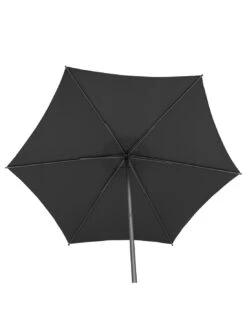Parasol Droit Rond Soya Ø2.7m - Acier Et Polyester - Ardoise -Produits De Jardin parasol droit rond soya o27m acier et polyester ardoise 3