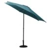 Parasol Droit Rond Soya Ø2.7m - Acier Et Polyester - Bleu Canard -Produits De Jardin parasol droit rond soya o27m acier et polyester bleu canard
