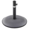 Pied De Parasol Béton Rond 15 Kg - D.45 X H.37,5 Cm - Gris -Produits De Jardin pied de parasol beton rond 15 kg d45 x h375 cm gris