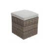 Pouf Rhodes Carré - Résine Synthétique - Naturae -Produits De Jardin pouf rhodes carre resine synthetique naturae