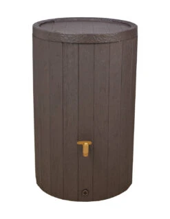 Garantia Récupérateur D'eau Madera 220 L Brun Avec Couvercle -Produits De Jardin recuperateur d eau madera 220 l brun avec couvercle 3