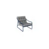 Relax Bord'eau - Aluminium Et Coussin Bubble - Bleu / Chiné Gris -Produits De Jardin relax bord eau aluminium et coussin bubble