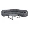Salon D'angle Allure 5P - Aluminium - Graphite -Produits De Jardin salon d angle allure 5p aluminium graphite