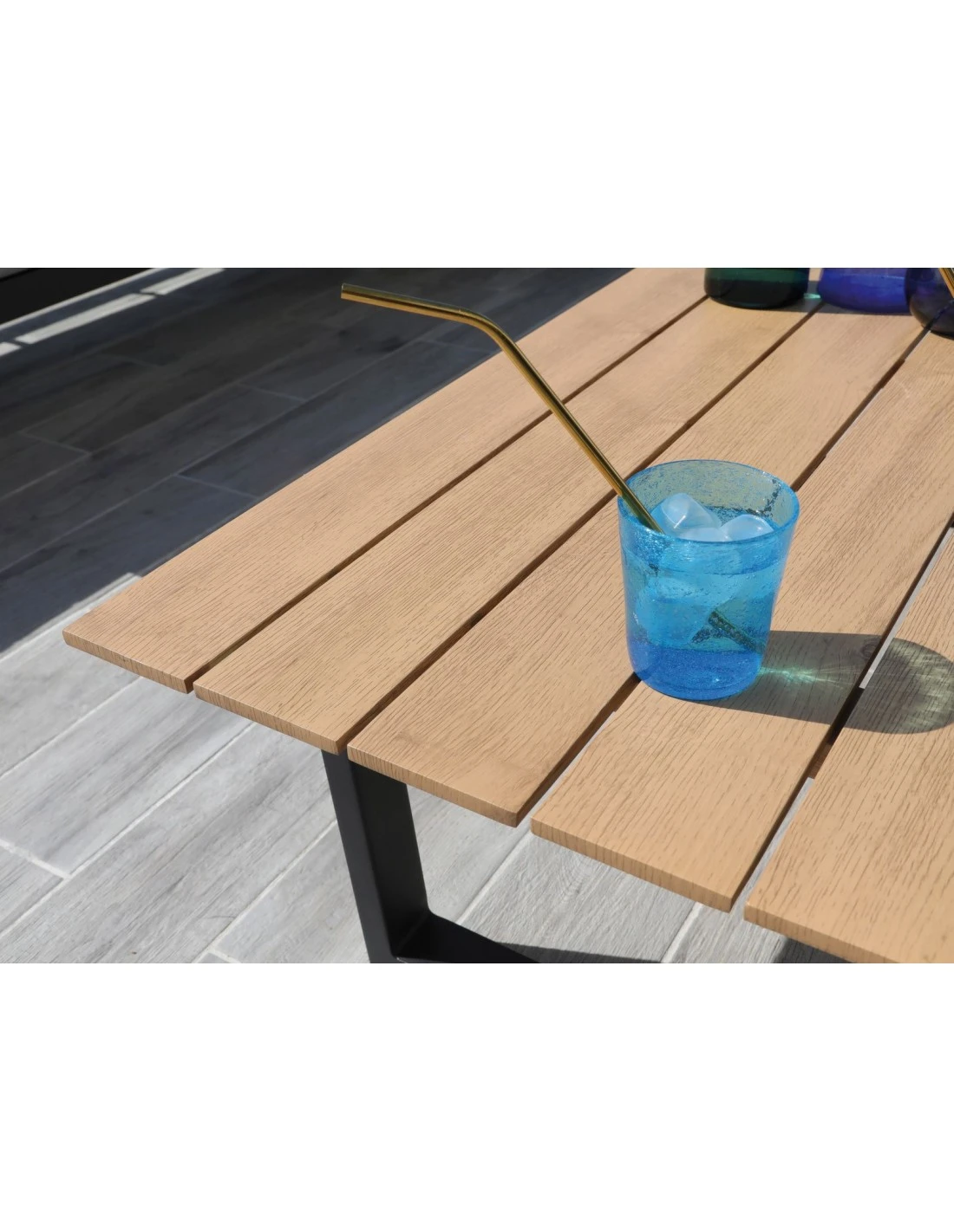 Salon D'angle Staten Avec Tablettes - Graphite / Oak 5 Salon D'angle Staten Avec Tablettes - Graphite / Oak – Image 3