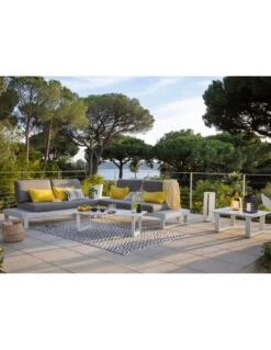 Salon D'angle Staten Avec Tablettes - Graphite / Oak 15 Salon D'angle Staten Avec Tablettes - Graphite / Oak -Produits De Jardin salon d angle staten avec tablettes coloris au choix