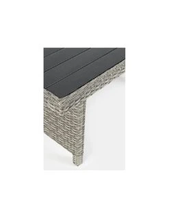 Salon De Jardin Ariel - Résine Tressée Grise - 7 Places -Produits De Jardin salon de jardin ariel resine tressee grise 7 places 10