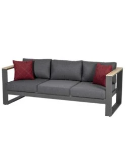 Salon De Jardin Emperia Graphite 5 Places - Aluminium Et Acacia -Produits De Jardin salon de jardin emperia graphite 5 places aluminium et acacia 2