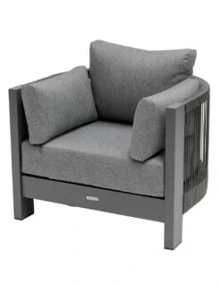 Salon De Jardin Paradize - 5 Places - Aluminium Graphite -Produits De Jardin salon de jardin paradize 5 places aluminium graphite 4