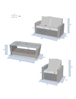 Salon De Jardin Polynésia 4 Places - Aluminium Et Résine Tressée - Naturae 17 Salon De Jardin Polynésia 4 Places - Aluminium Et Résine Tressée - Naturae -Produits De Jardin salon de jardin polynesia 4 places aluminium et resine tressee 7