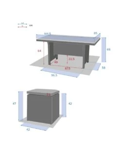 Salon Repas Mayari 7 Places - Résine Tressée Terre D'ombre -Produits De Jardin salon repas mayari 7 places resine tressee terre d ombre 10