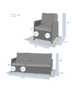 Salon Repas Mayari 7 Places - Résine Tressée Terre D'ombre -Produits De Jardin salon repas mayari 7 places resine tressee terre d ombre 11