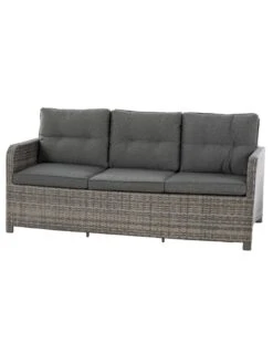 Salon Repas Mayari 7 Places - Résine Tressée Terre D'ombre -Produits De Jardin salon repas mayari 7 places resine tressee terre d ombre 3