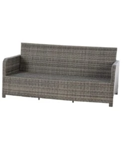 Salon Repas Mayari 7 Places - Résine Tressée Terre D'ombre -Produits De Jardin salon repas mayari 7 places resine tressee terre d ombre 4